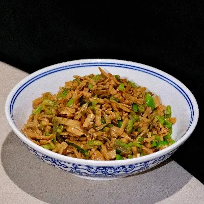 农家香脆卜豆角肉沫