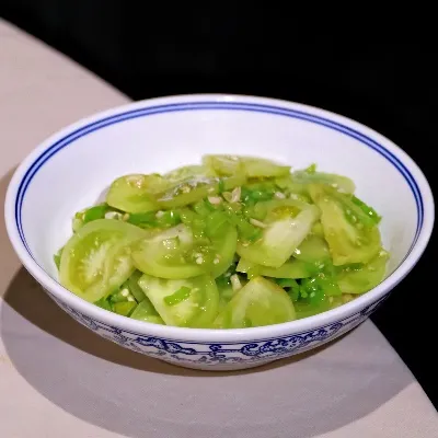 小炒青番茄